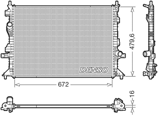 Denso Radiator DRM10126