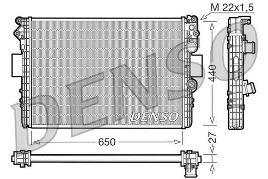 Denso Radiator DRM12002