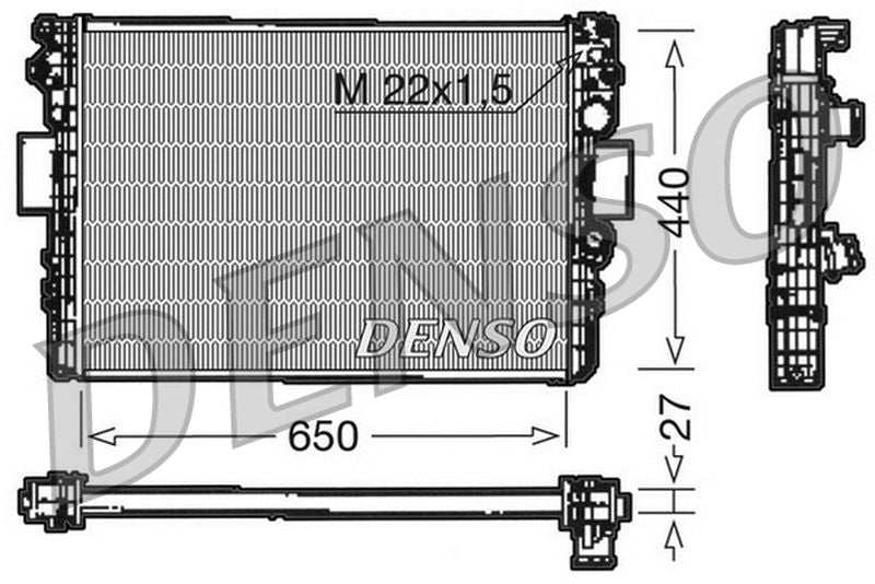 Denso Radiator DRM12003