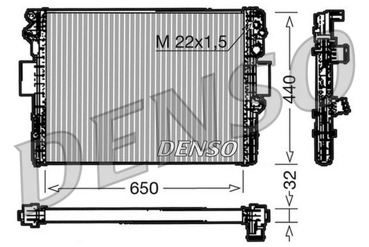Denso Radiator DRM12005