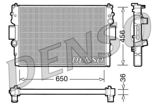 Denso Radiator DRM12007