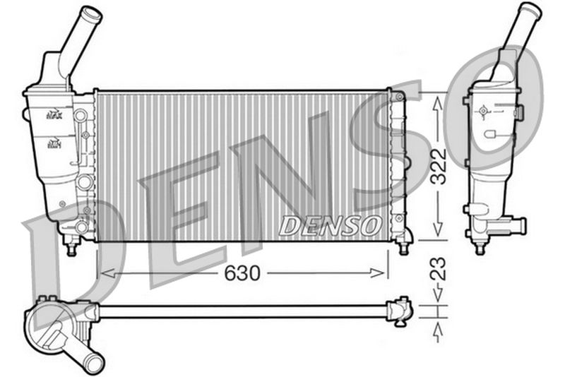 Denso Radiator DRM13005