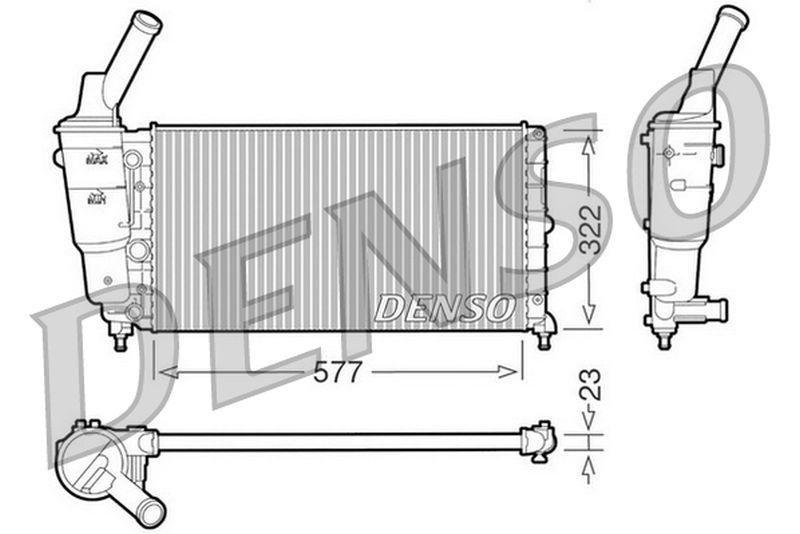 Denso Radiator DRM13006