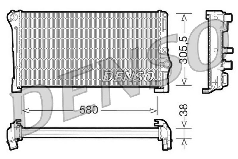 Denso Radiator DRM13010