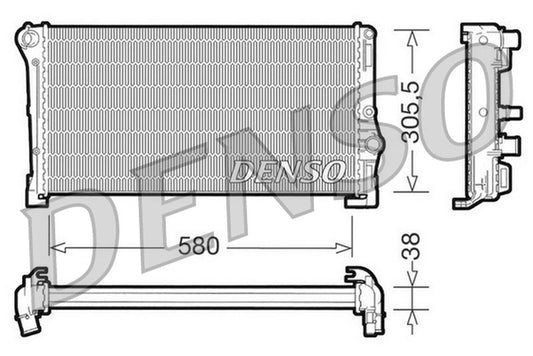Denso Radiator DRM13010
