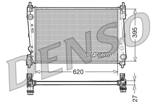 Denso Radiator DRM13015