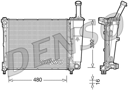 Denso Radiator DRM13016