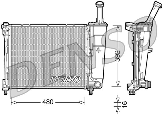 Denso Radiator DRM13016