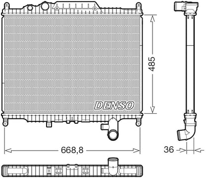Denso Radiator DRM14003