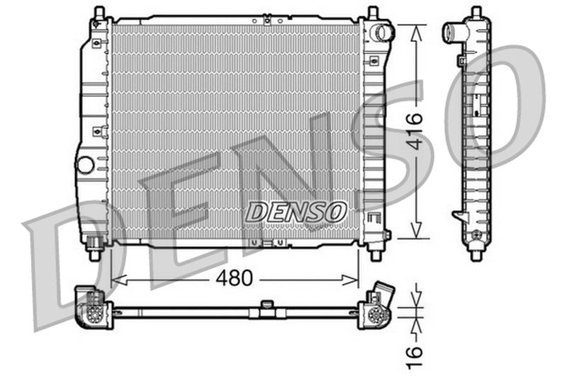 Denso Radiator DRM15003