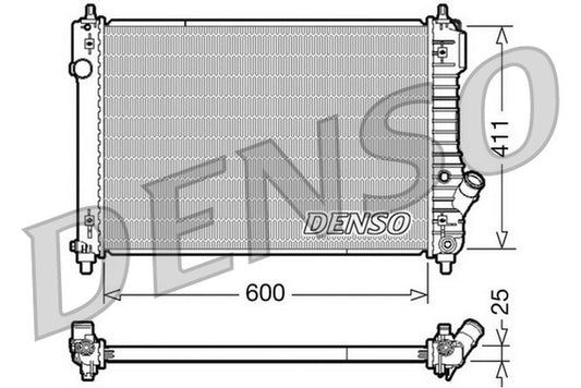 Denso Radiator DRM15004