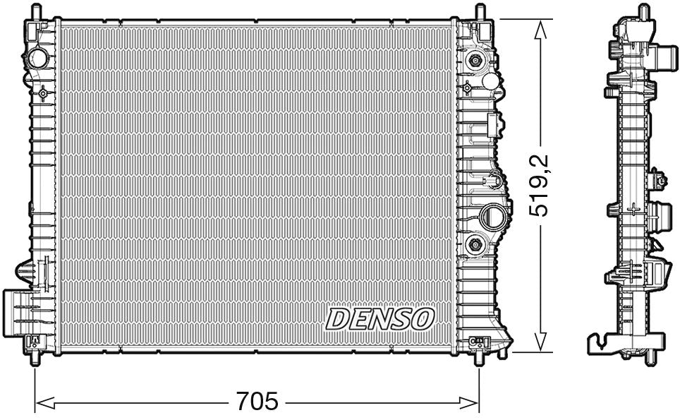 Denso Radiator DRM15012
