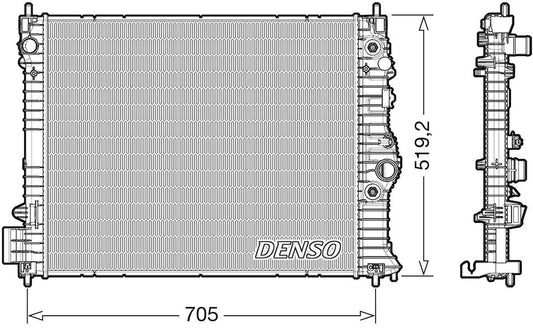 Denso Radiator DRM15012