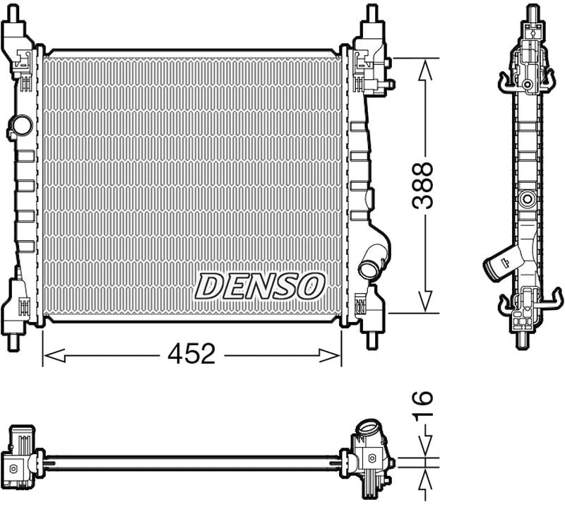 Denso Radiator DRM15014