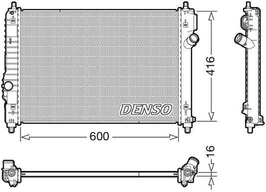 Denso Radiator DRM15015