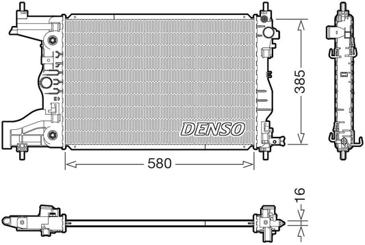 Denso Radiator DRM15016