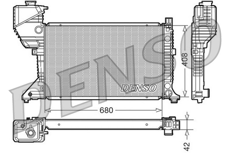 Denso Radiator DRM17017