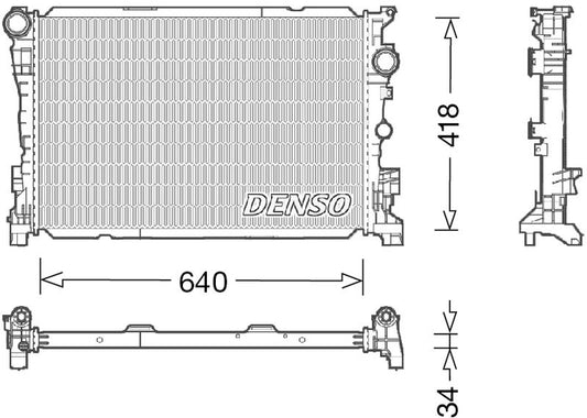 Denso Radiator DRM17047