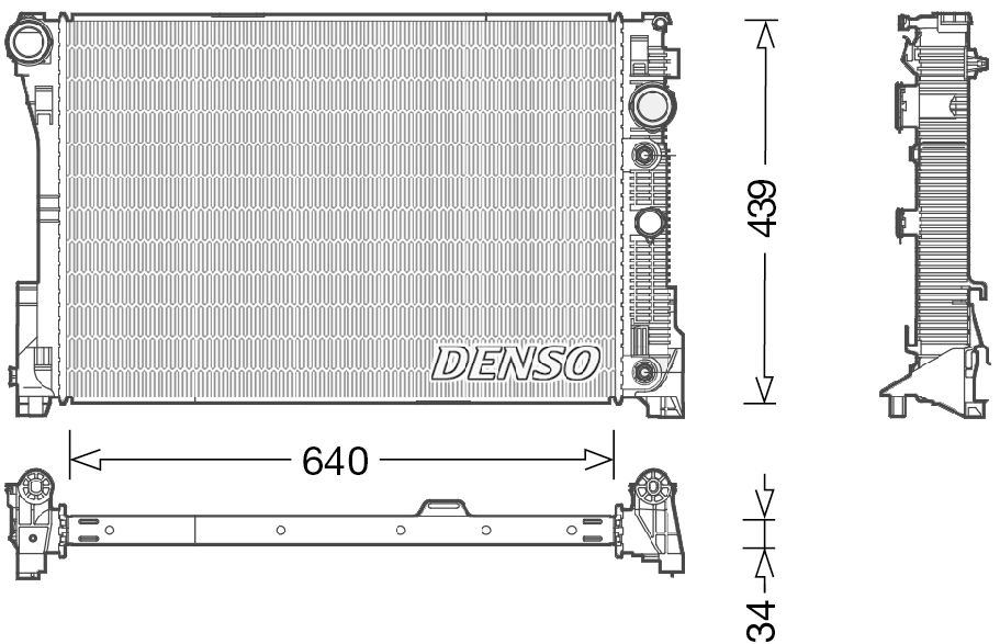 Denso Radiator DRM17048