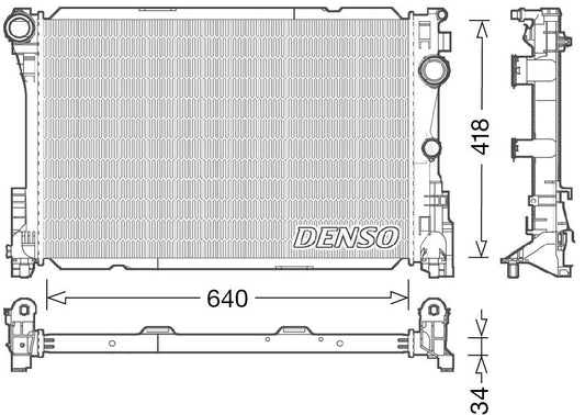 Denso Radiator DRM17049