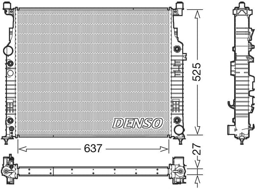 Denso Radiator DRM17056