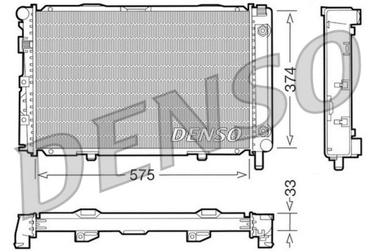 Denso Radiator DRM17063