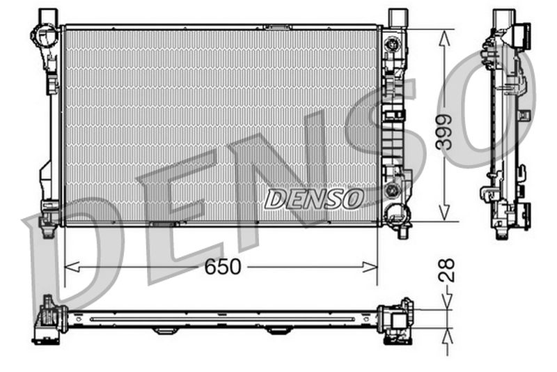 Denso Radiator DRM17079