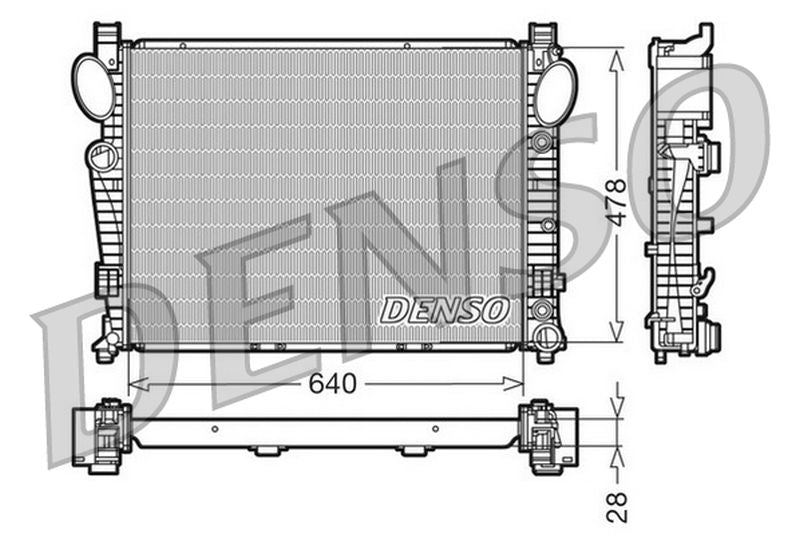 Denso Radiator DRM17093