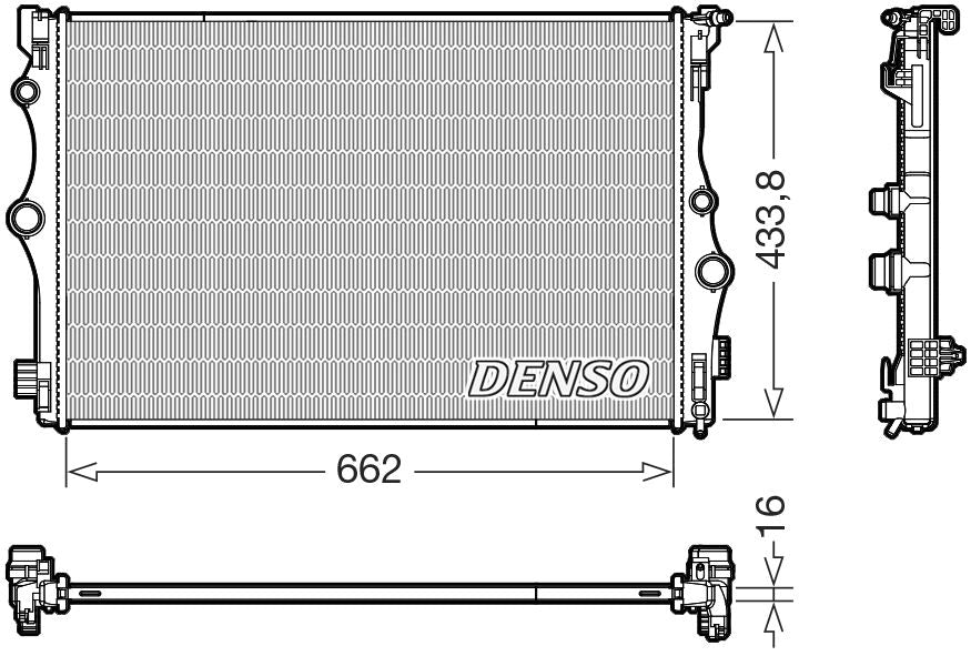 Denso Radiator DRM17098