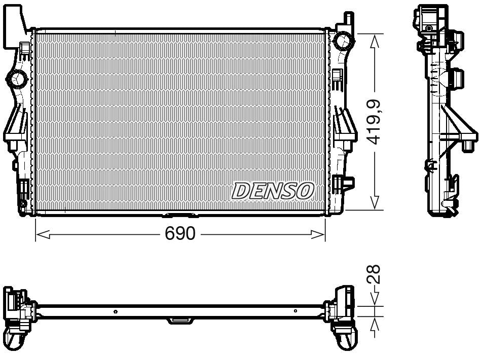 Denso Radiator DRM17113