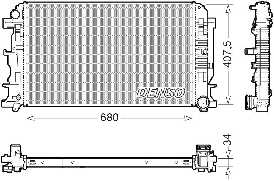 Denso Radiator DRM17117