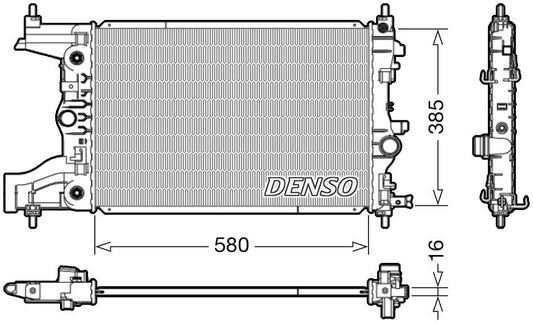Denso Radiator DRM20005
