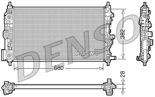 Denso Radiator DRM20009