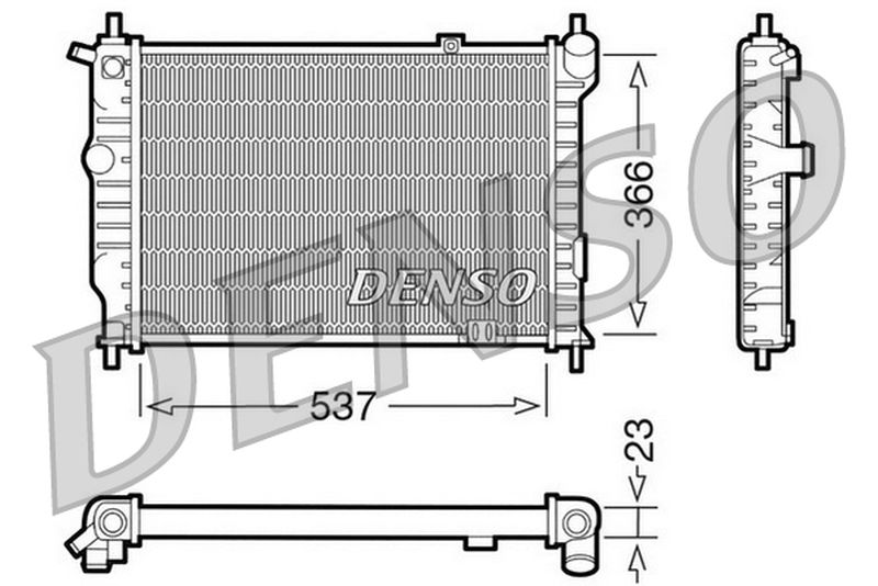 Denso Radiator DRM20011