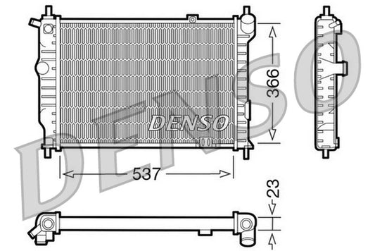 Denso Radiator DRM20011