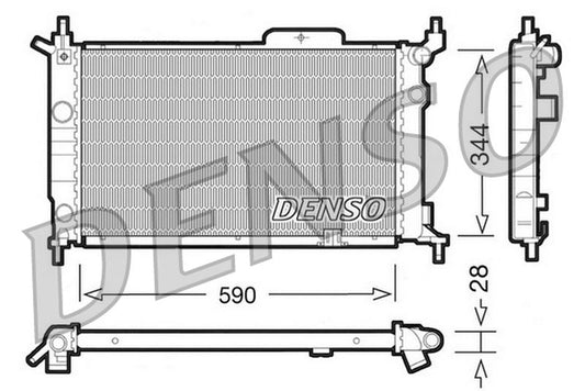 Denso Radiator DRM20015