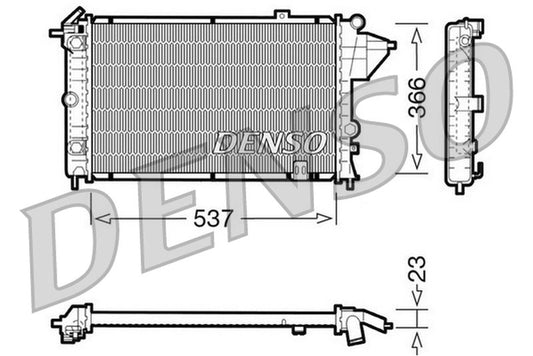 Denso Radiator DRM20024