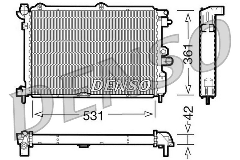 Denso Radiator DRM20025
