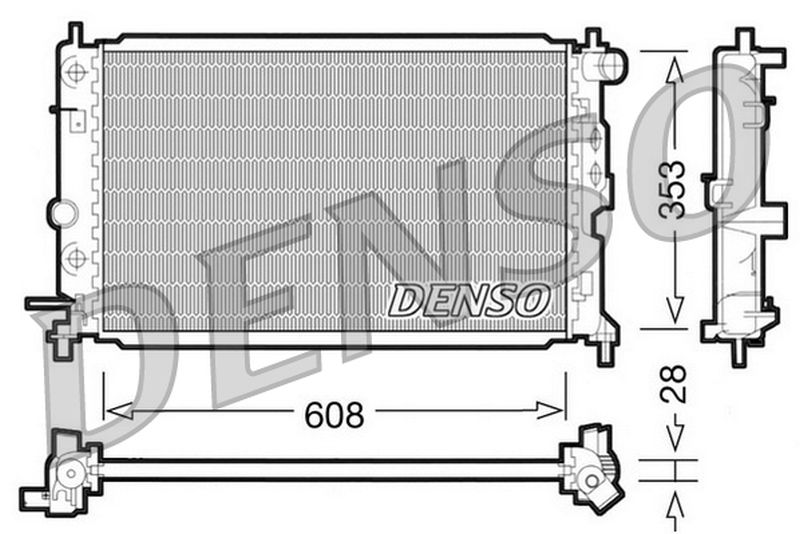 Denso Radiator DRM20026