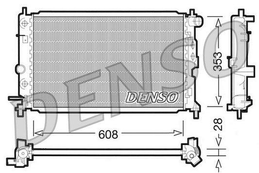 Denso Radiator DRM20026