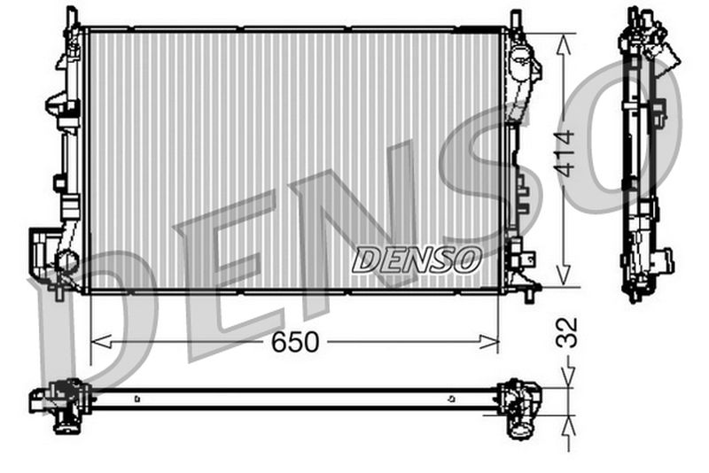 Denso Radiator DRM20029