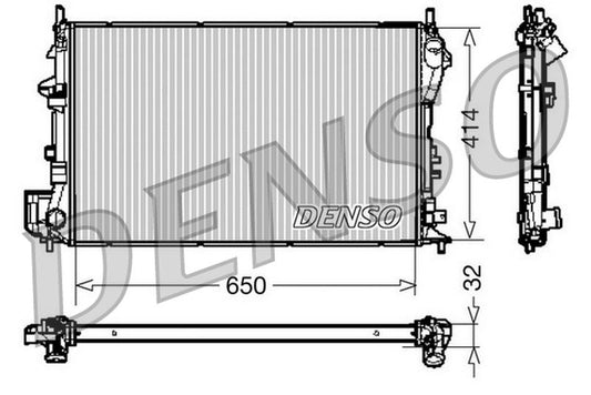 Denso Radiator DRM20029