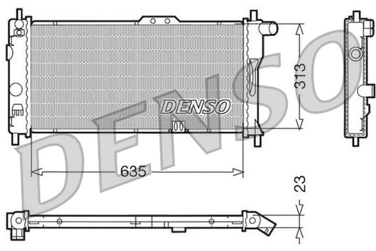 Denso Radiator DRM20032