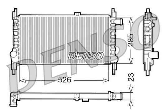 Denso Radiator DRM20035