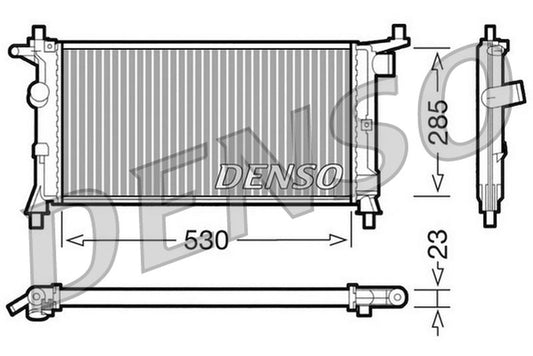 Denso Radiator DRM20037