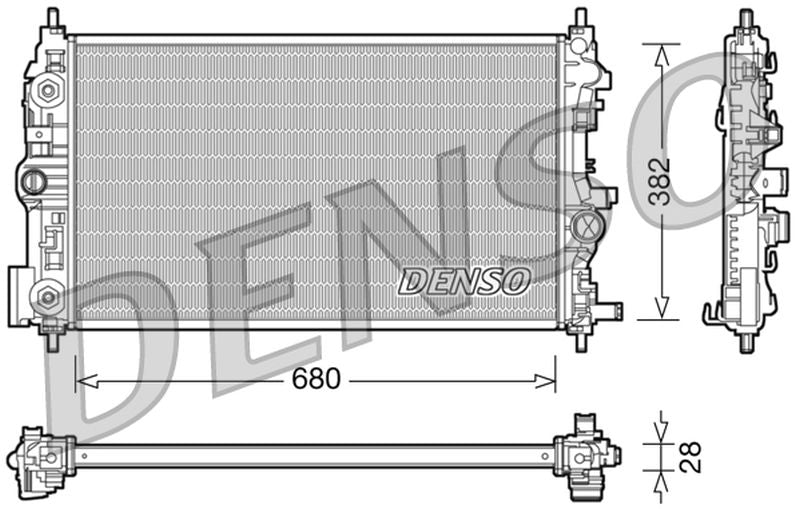 Denso Radiator DRM20079