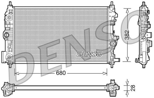 Denso Radiator DRM20079