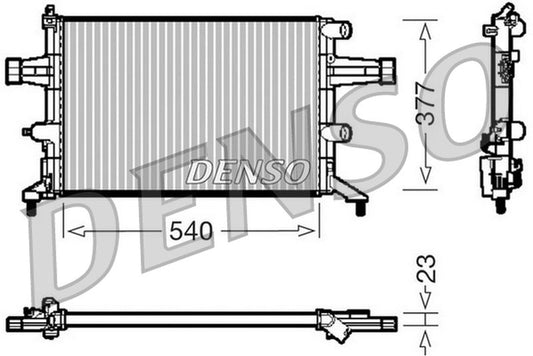Denso Radiator DRM20080