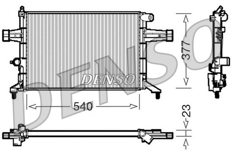 Denso Radiator DRM20082