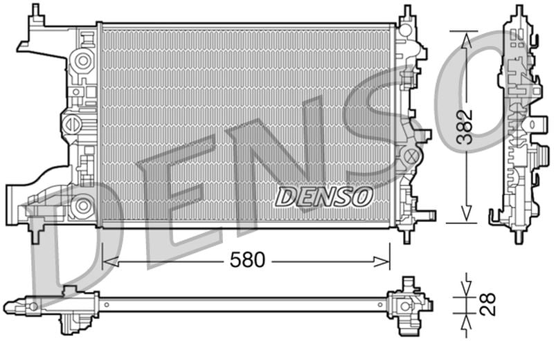 Denso Radiator DRM20097